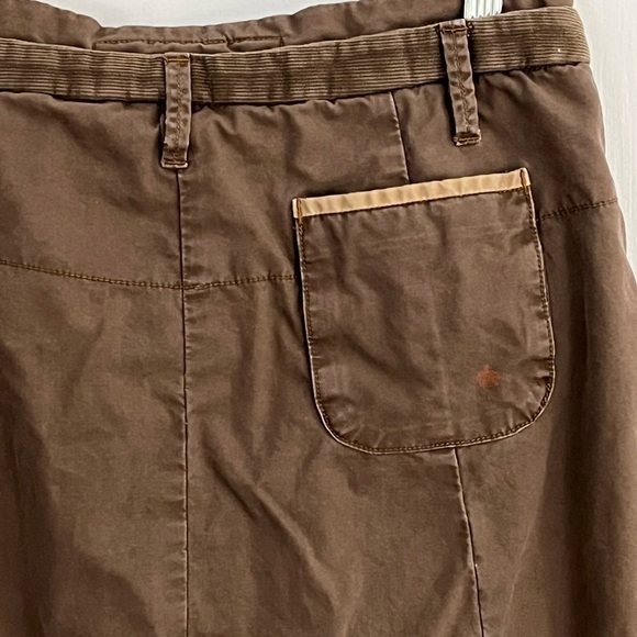 G1 Outdoor Goods Brown Khaki Utility Safari Skirt Size 0 Gorpcore Camping Cargo - Picture 6 of 11